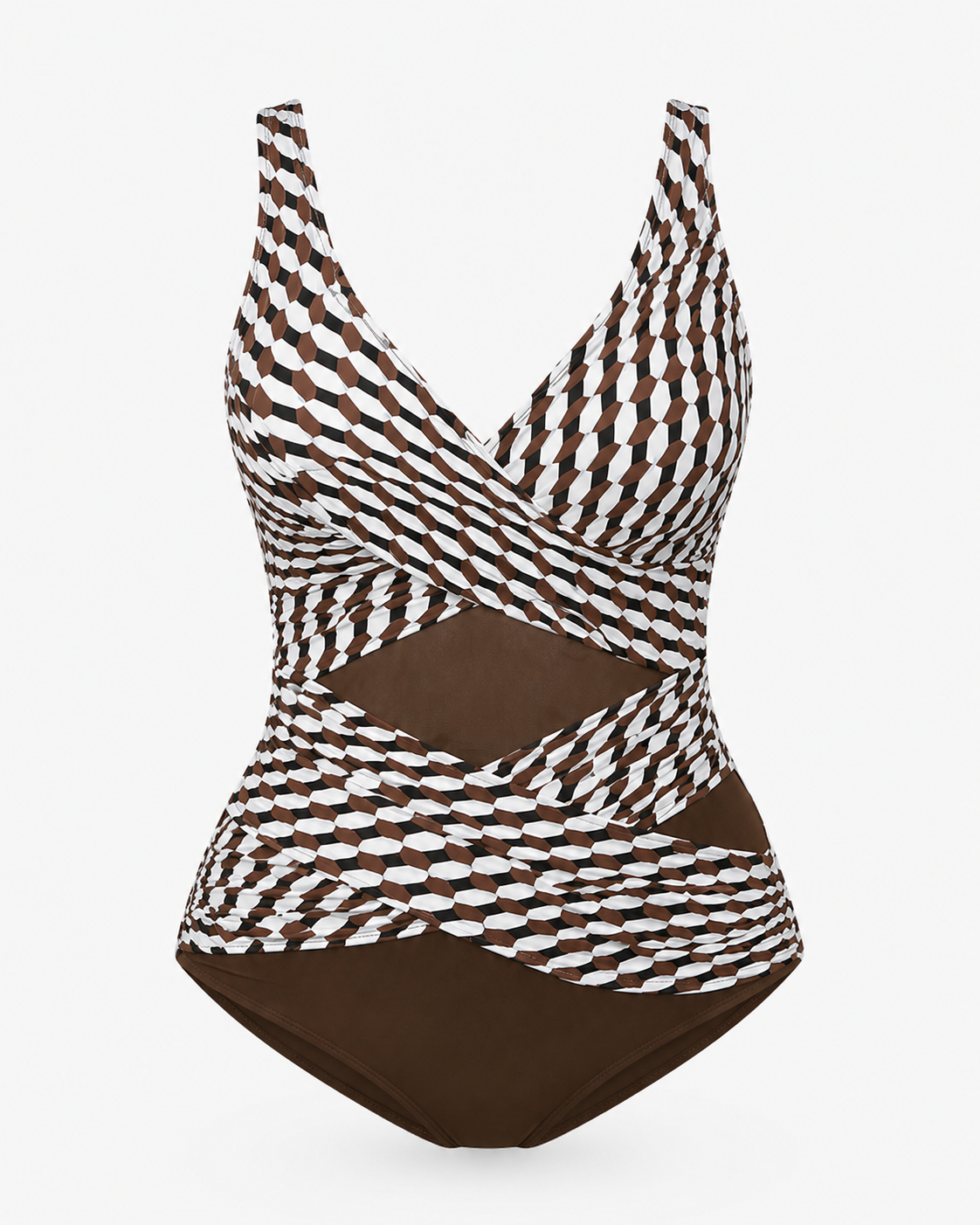 Ashley | Swimsuit with Cross Over Design