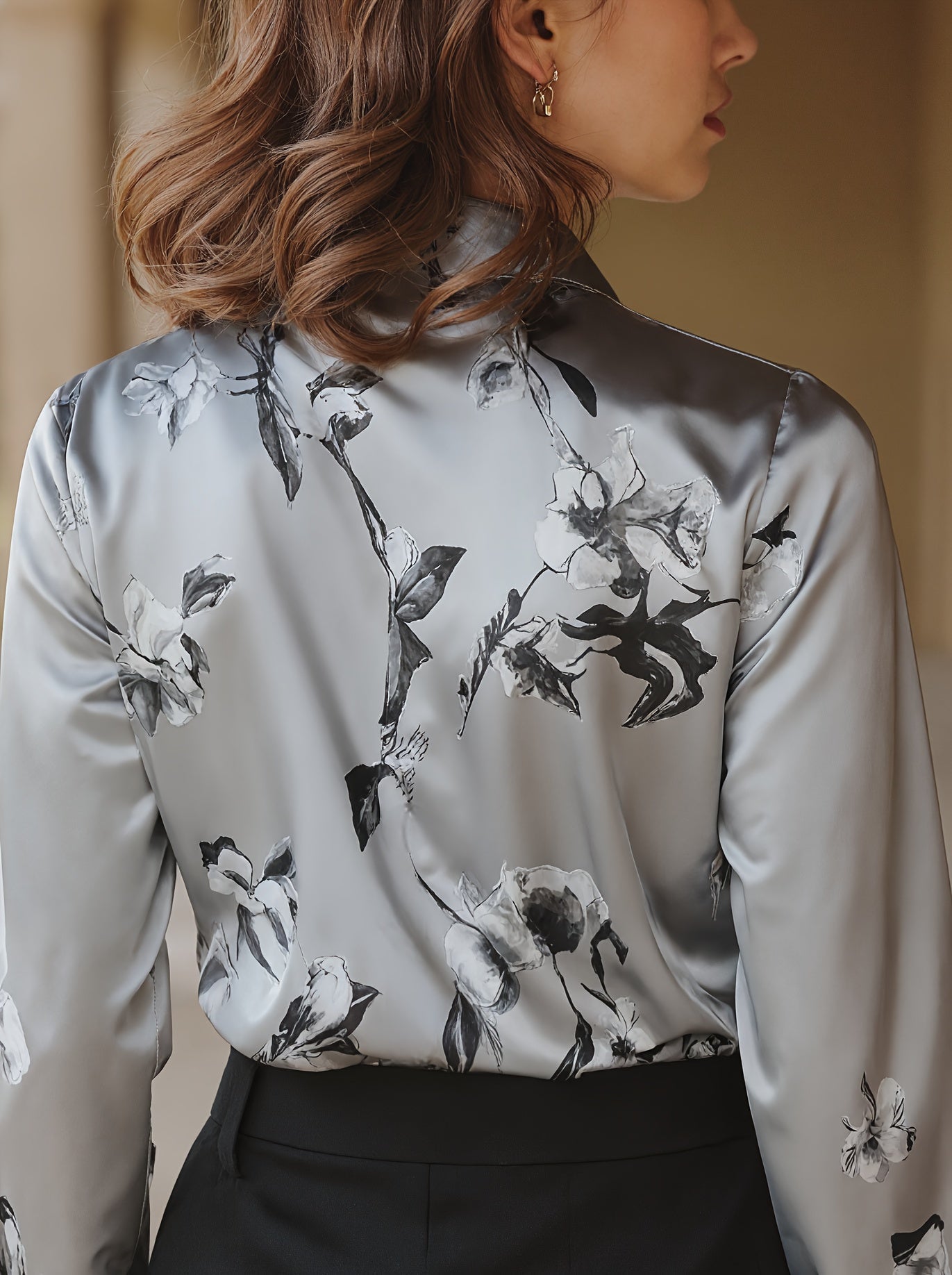 Majia | Elegant Long Sleeve Shirt with Buttons
