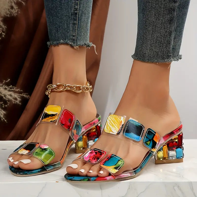 Denise | Multicolored Sandals