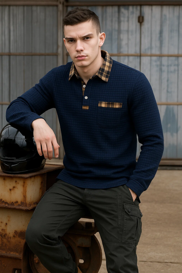 Henry | Structured Long Sleeve Polo