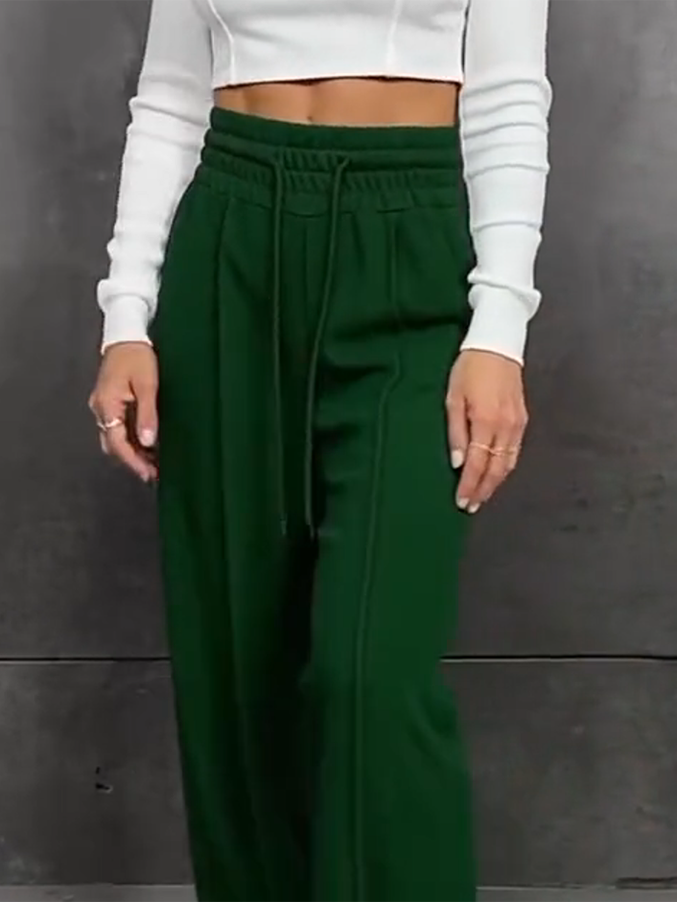 Rue | Casual Wide-leg Sweatpants