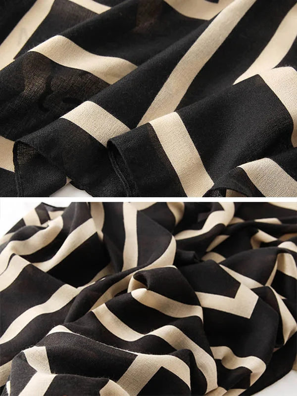Madison | Printed Stylish Sun-Proof Silk Scarf