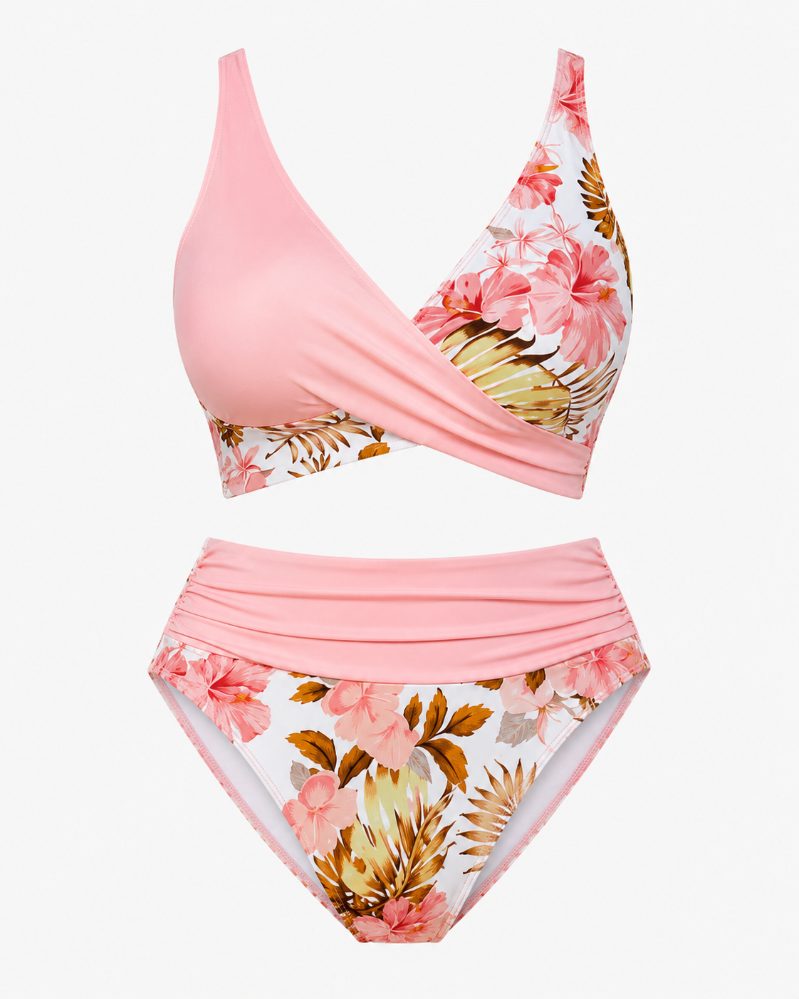 Jolina | Floral Split Bikini