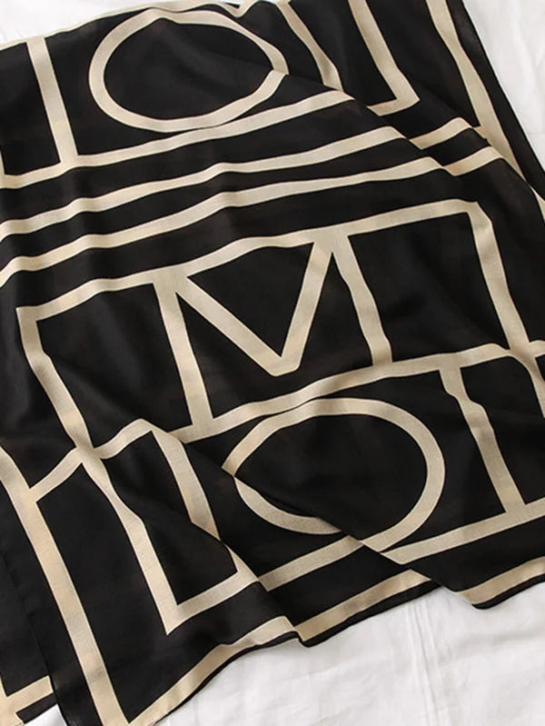 Madison | Printed Stylish Sun-Proof Silk Scarf