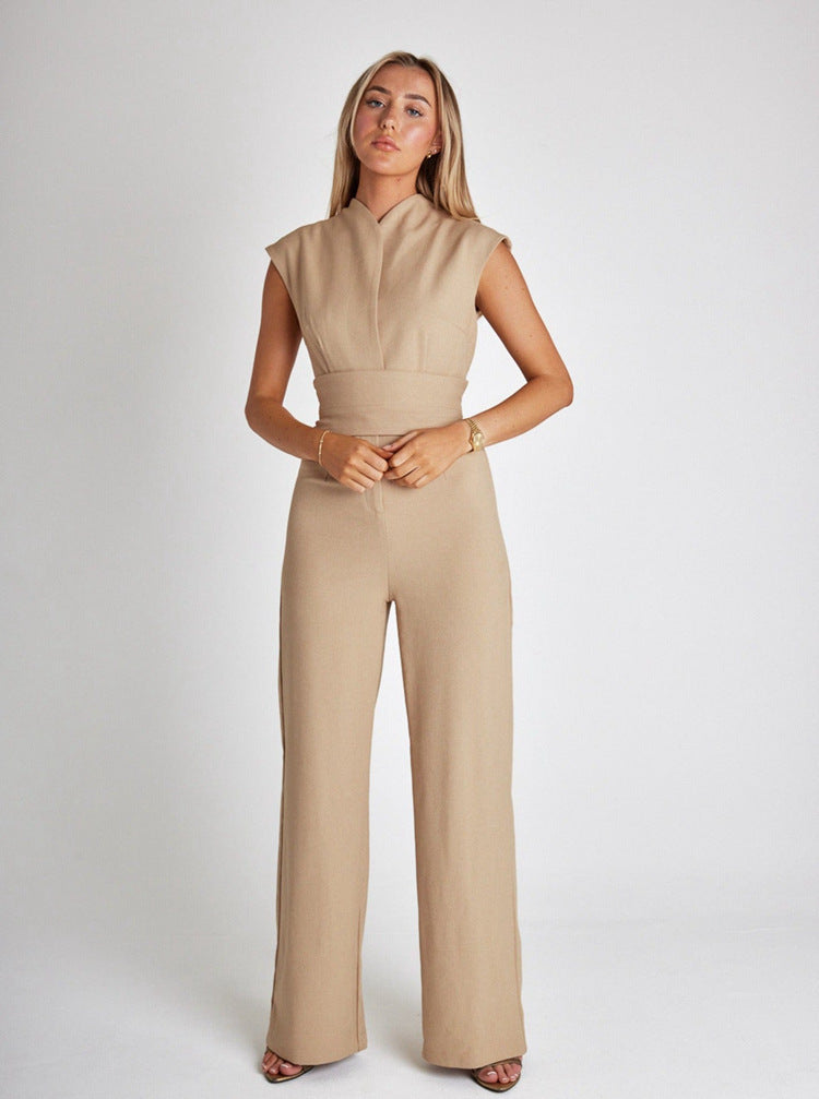 Lane | Sleeveless Wide-Leg Jumpsuit