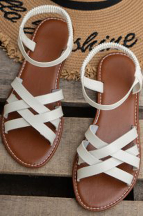 Haven | Casual Korean Style Flat Beach Sandals