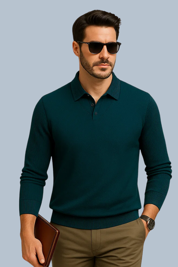 River | Striped Lapel Shirt