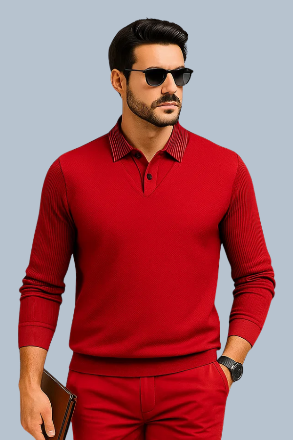 River | Striped Lapel Shirt