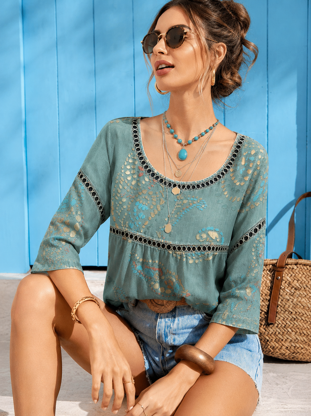 Lucíe | Vintage Casual Blouse