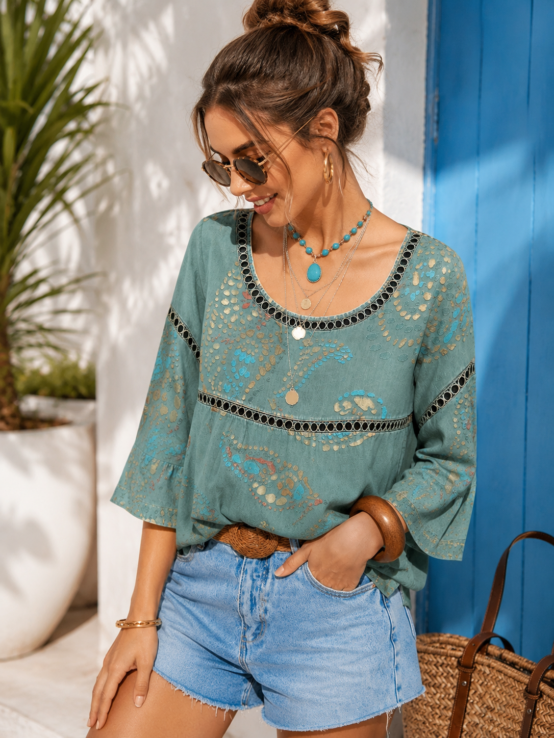 Lucíe | Vintage Casual Blouse
