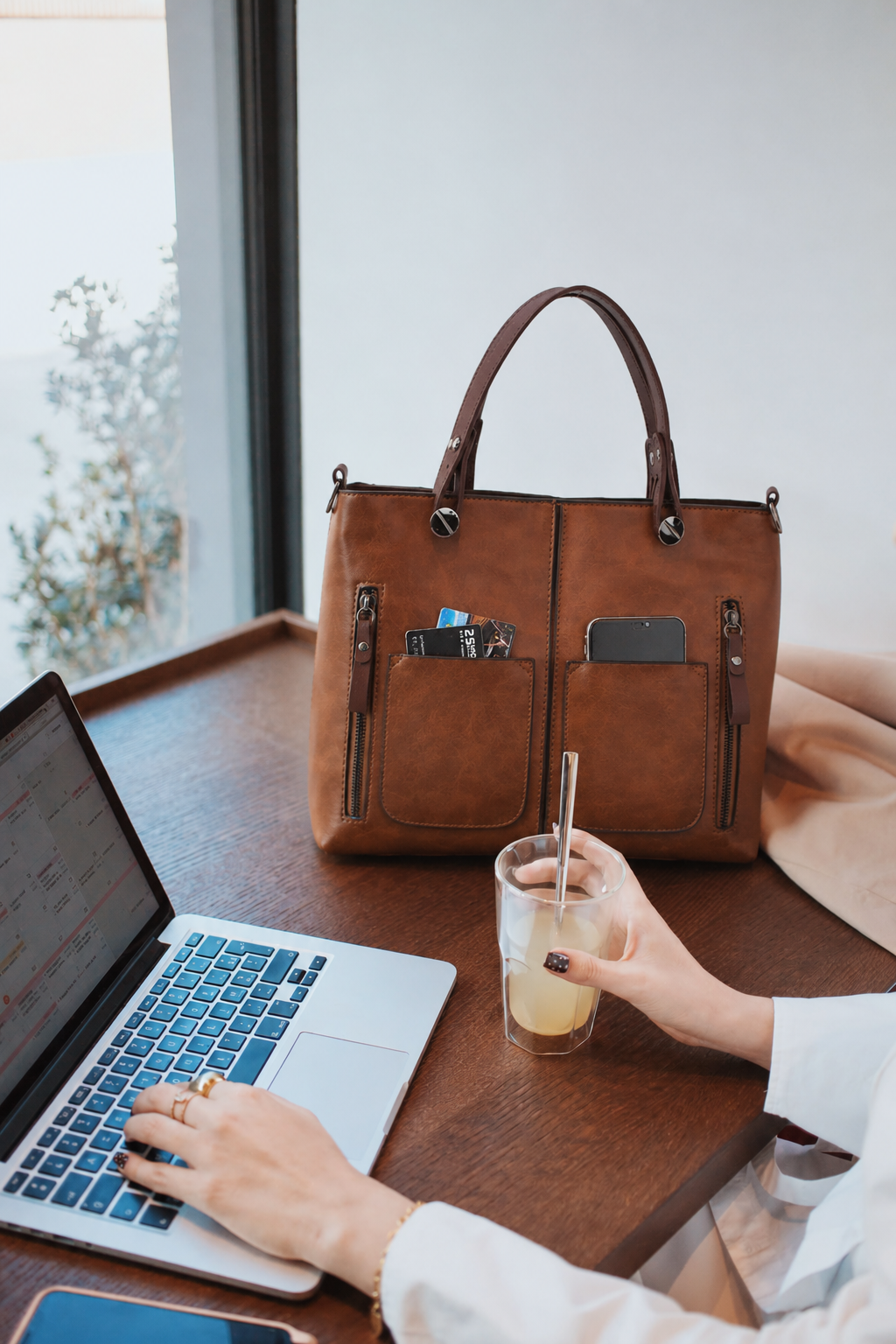 Britney | Leather Shoulder Bag