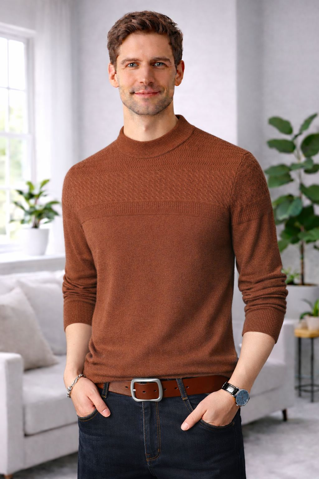Lloyd | Textured Cashmereblend Sweater
