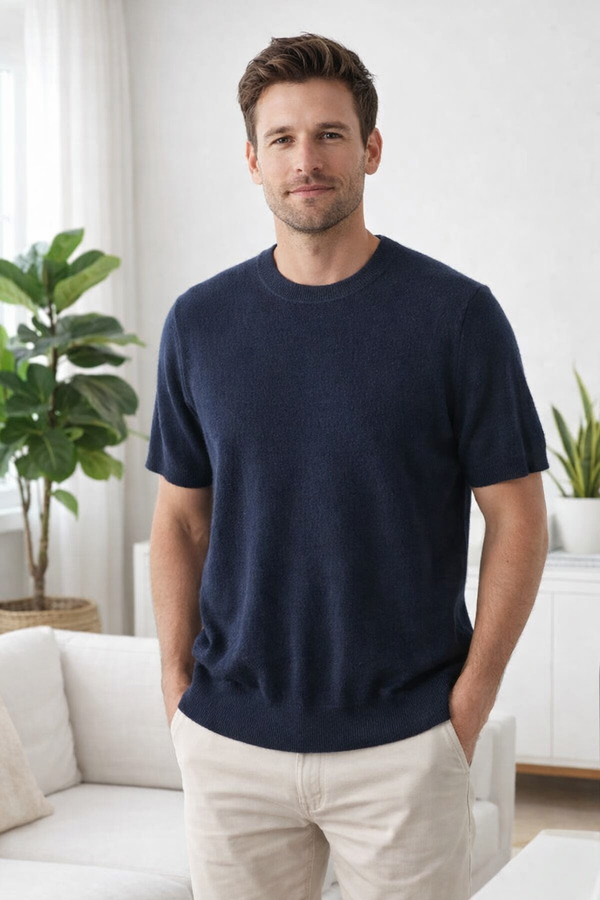 Max | Short Sleeve Cashmereblend Top