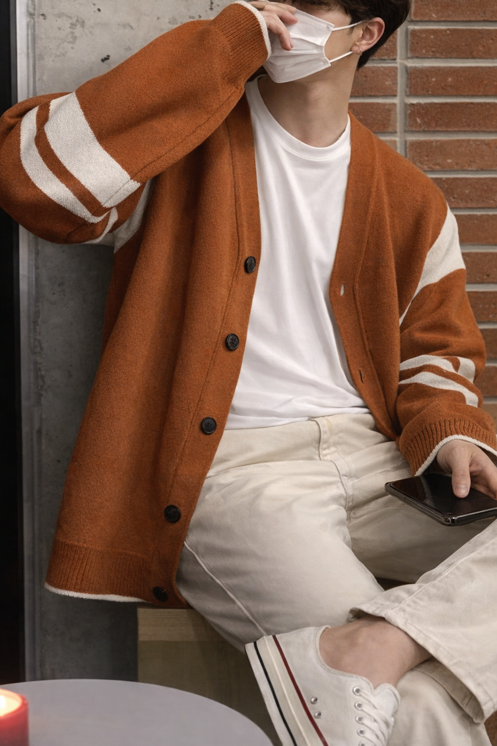 Andrew | Loose Patchwork Knitted Coat