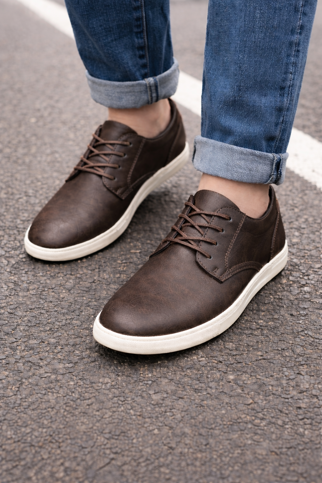 Aspen | Business Stitching Casual Lace-up Sneakers