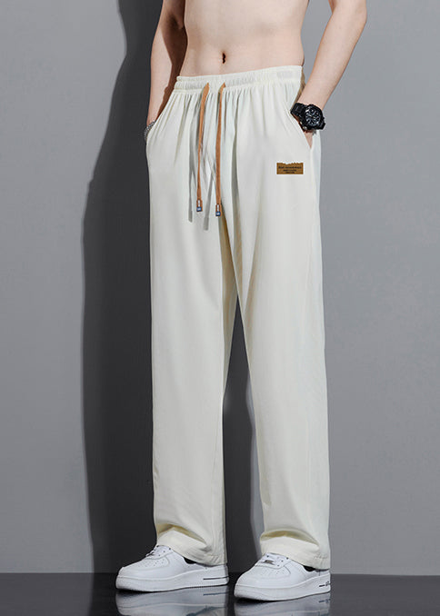 Travis | White Oversized Cotton Pants
