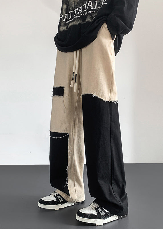 Thadd | DIY Asymmetrical Patchwork Pants