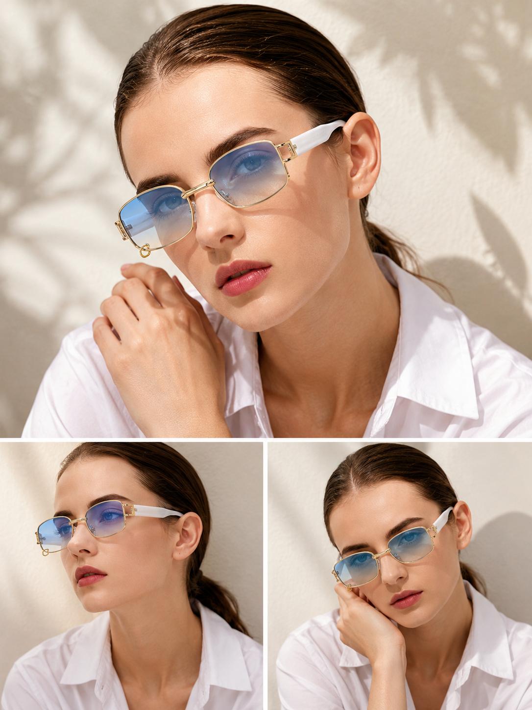 Atelier | Rectangular Frame Sunglasses