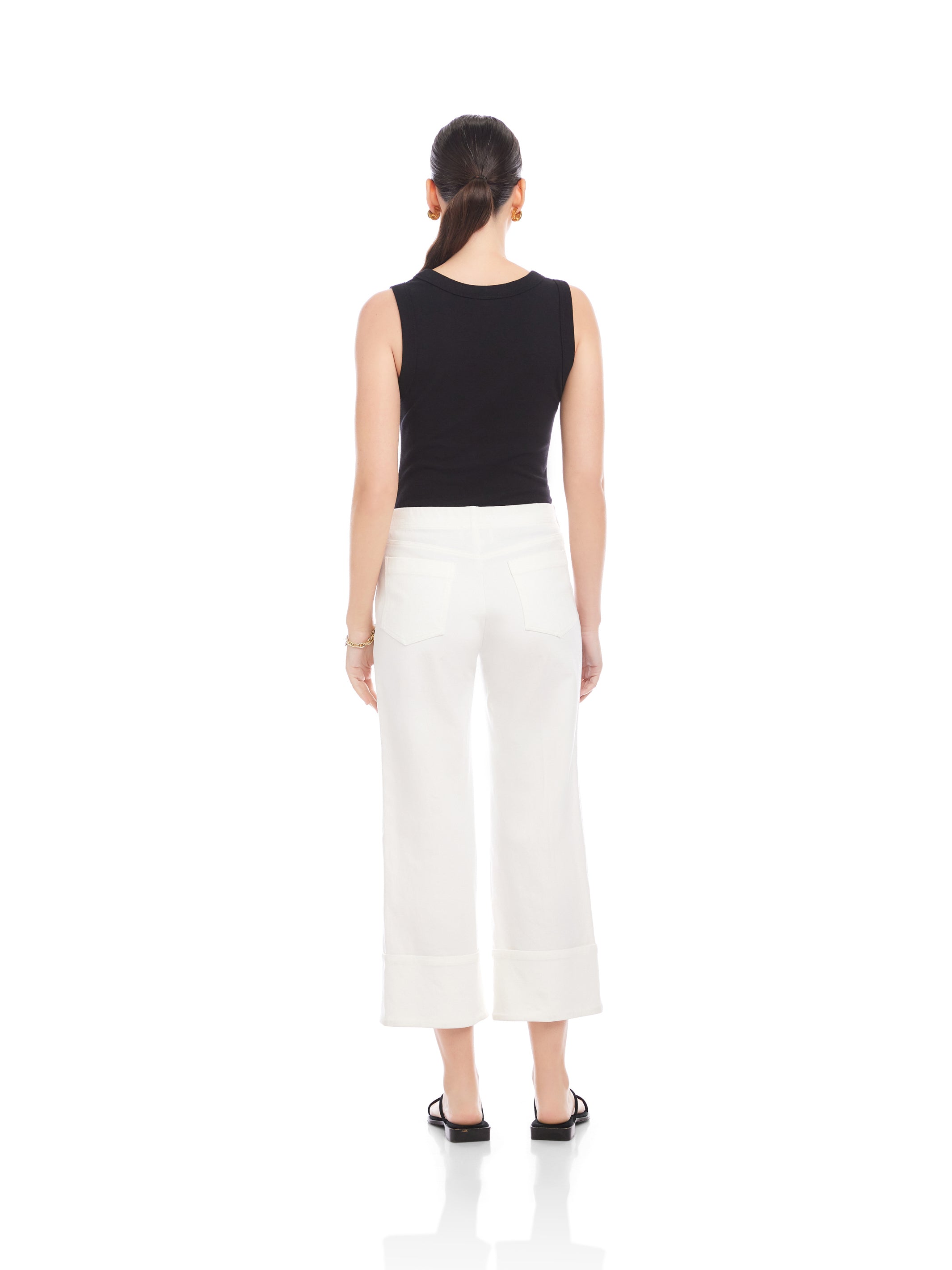 Regina Cuff Cropped Pants