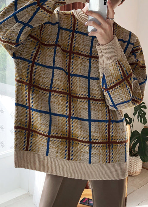 Fred | Plaid Cozy Knit Sweater