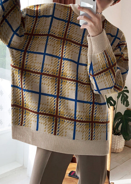 Fred | Plaid Cozy Knit Sweater