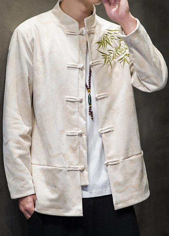 Chino | Embroideried Pocket Men's Jacket