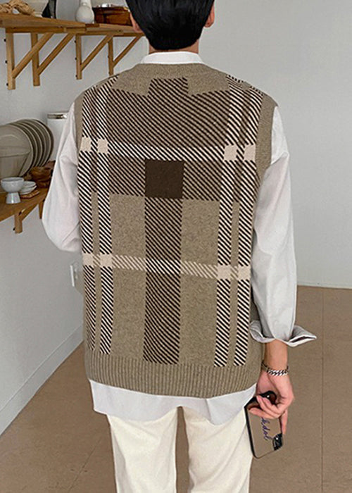 Marcus | V Neck Sleeveless Knit Vest