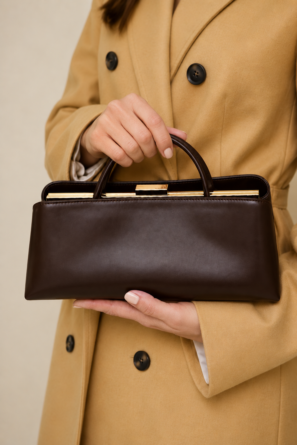 Luna | Elegant Multi-layer Faux Leather Shoulder Handbag