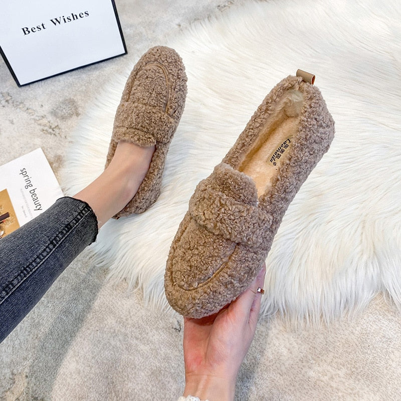 Arielle - Plush Slippers with Non-Slip Sole