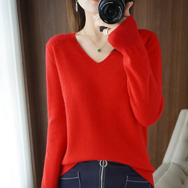 Alondra | Women's Warm V-neck Pullover