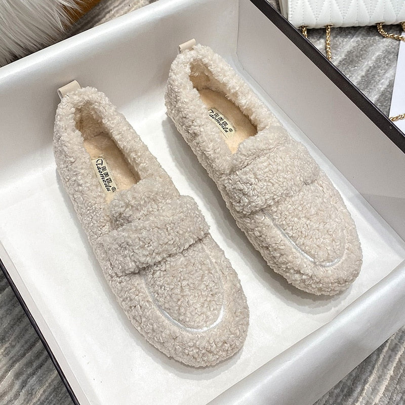Arielle - Plush Slippers with Non-Slip Sole
