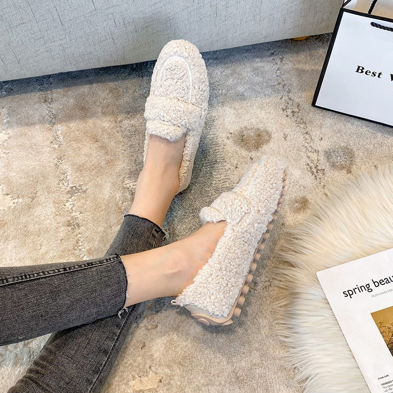 Arielle - Plush Slippers with Non-Slip Sole