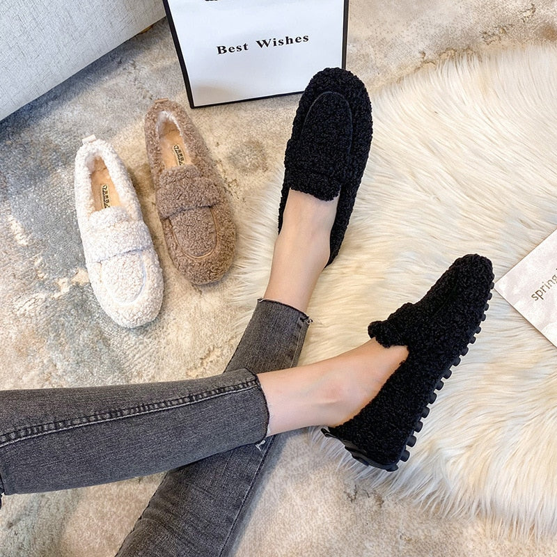 Arielle - Plush Slippers with Non-Slip Sole