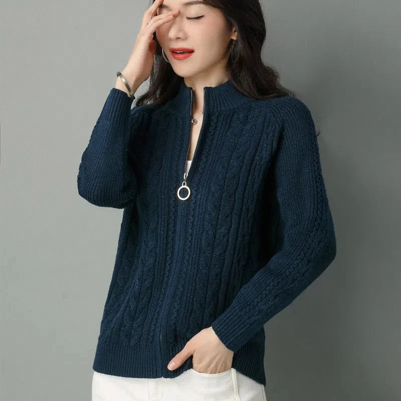 Zenobia | Vintage Solid Loose Tops Sweater