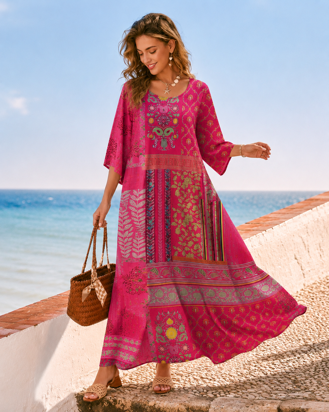 Micay | Stylish Boho Maxi Dress for Relaxed Days