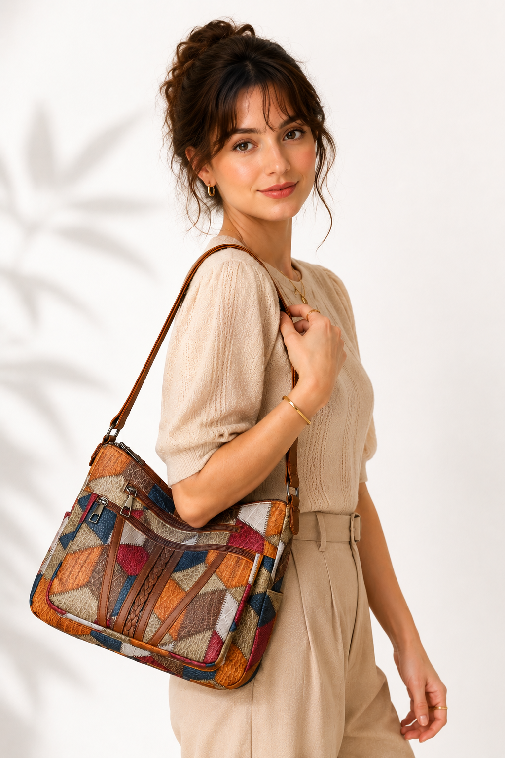 Solara | Mosaic Leather Bag