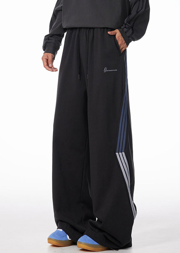 Paolo | Striped Warm Fleece Pants