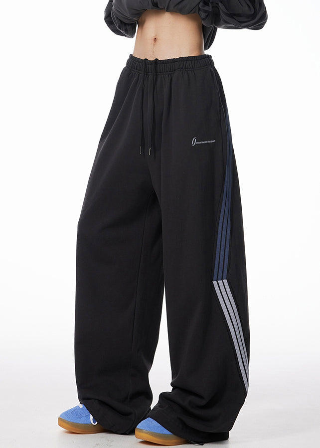 Paolo | Striped Warm Fleece Pants