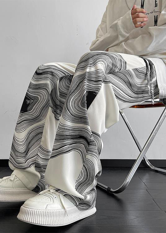 Leo | Oversized Print Cotton Pants