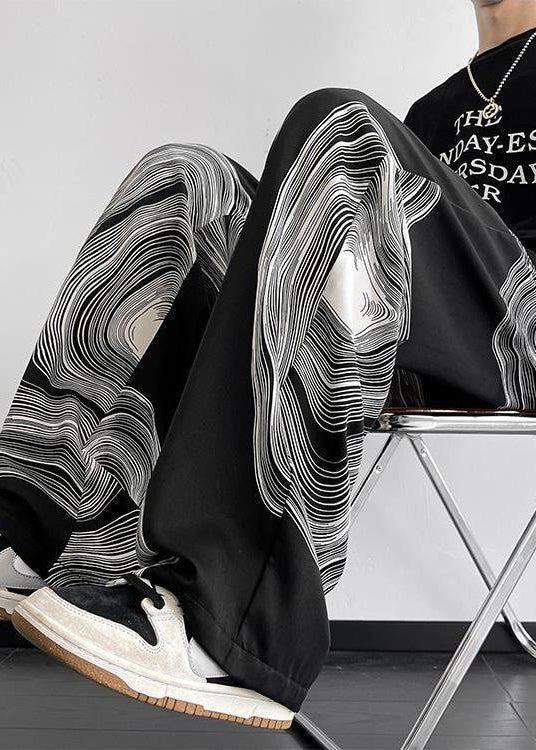 Leo | Oversized Print Cotton Pants