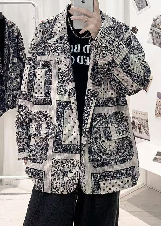 Jay | Stylish Notched Pockets Corduroy Coats