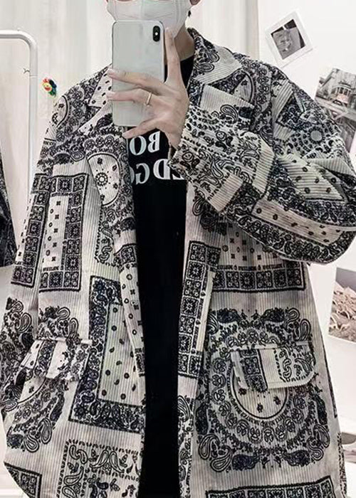 Jay | Stylish Notched Pockets Corduroy Coats