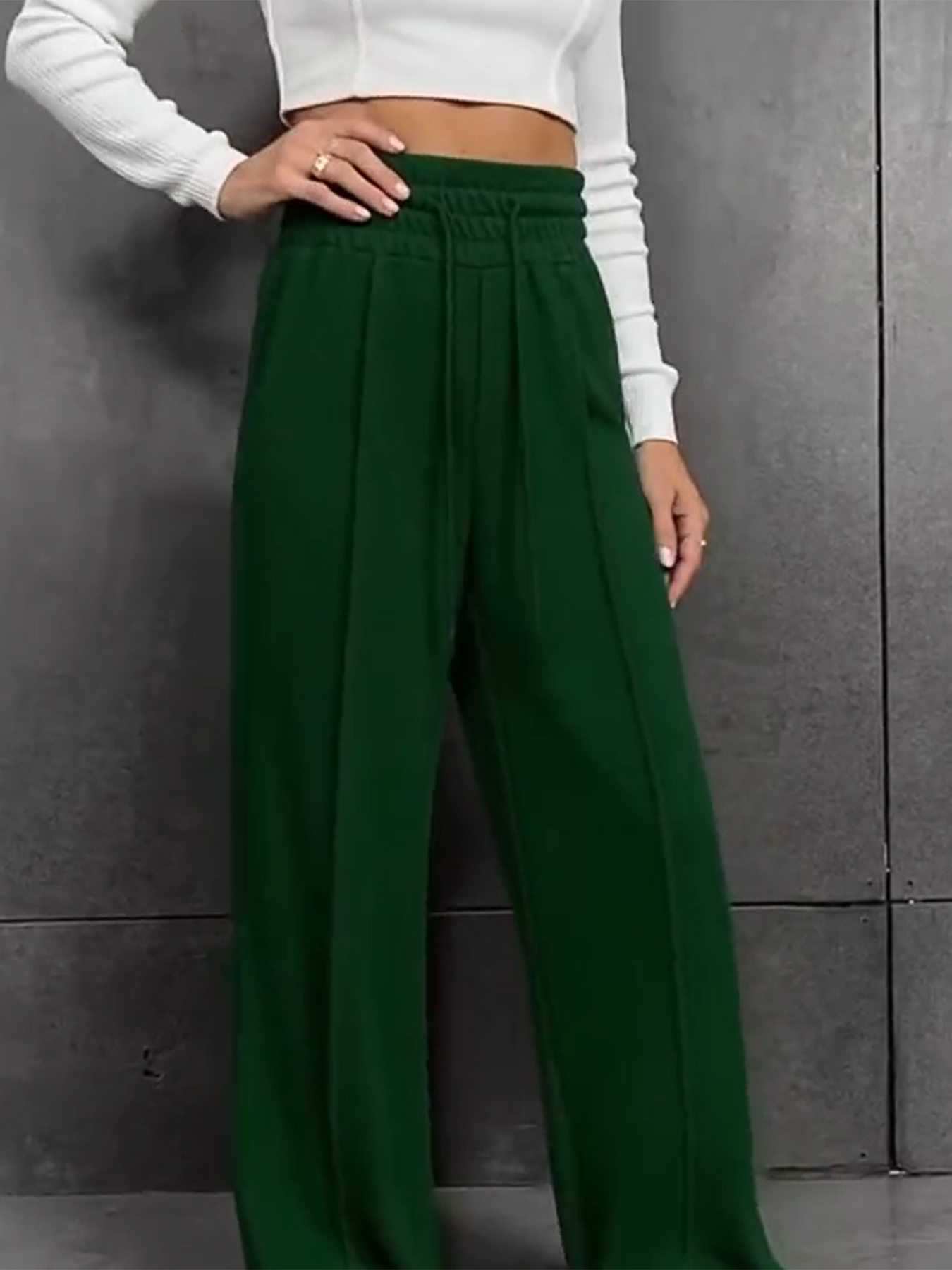 Rue | Casual Wide-leg Sweatpants