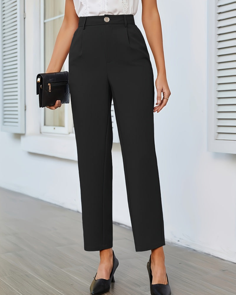 Women’s Suit Trousers with Elastic Waistband – Comfortable, Stylish & Professional