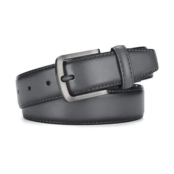 Ryder | Leather Belt with Matte Metal Buckle