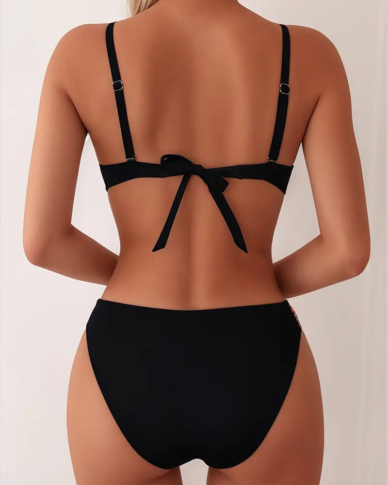 Lois | Backless Bikini Set