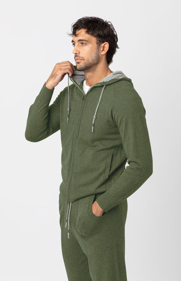 Lance | Cotton and Cashmere Hoodie