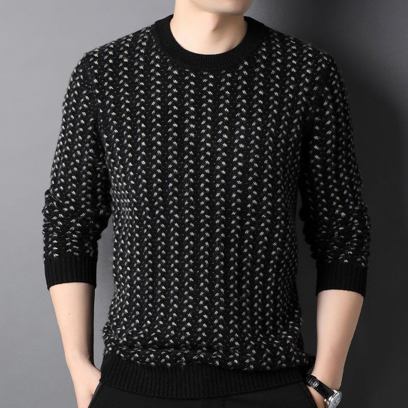 Luke | Textured Knitted Cashmereblend Sweater