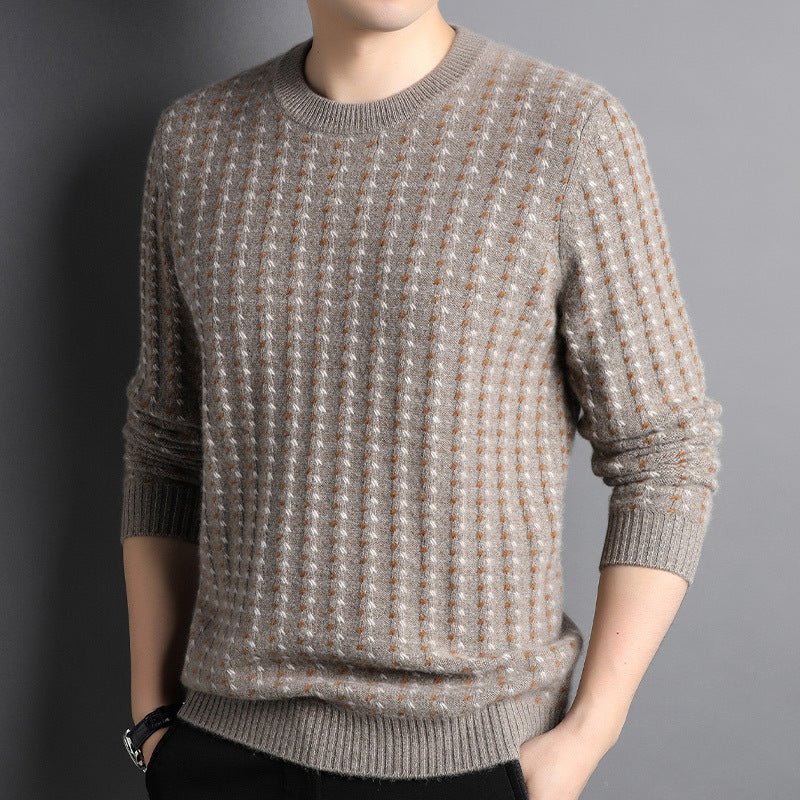 Luke | Textured Knitted Cashmereblend Sweater